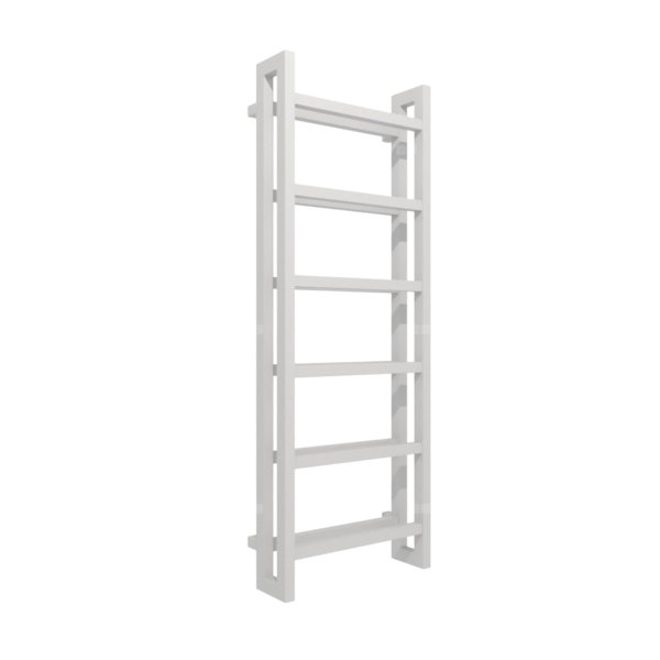 Grzejnik drabinkowy TERMA STAND, podłączenie SX, wym. 1380 x 500 mm, kolor stal nierdzewna, moc 743W