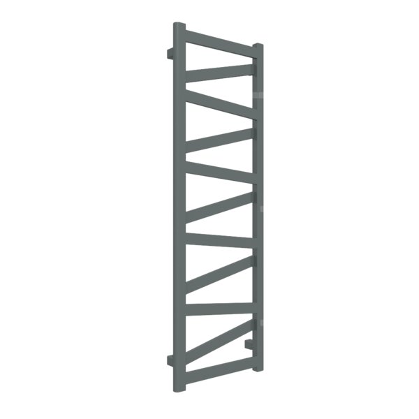 Grzejnik drabinkowy TERMA VIPERA, podłączenie Z8, wym. 1230 x 400 mm, kolor metaliczny szary, moc 382W