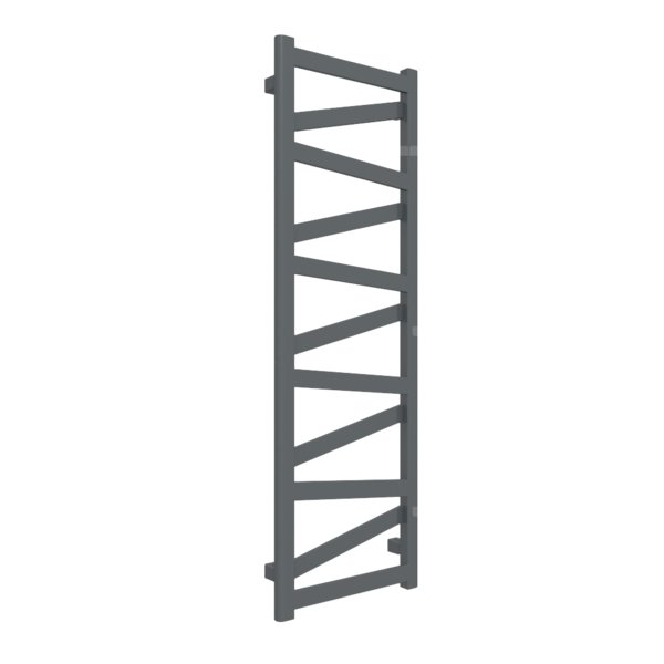 Grzejnik drabinkowy TERMA VIPERA, podłączenie Z8, wym. 1230 x 400 mm, kolor szary łupek RAL7015, moc 382W