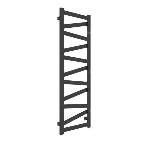Grzejnik drabinkowy TERMA VIPERA, podłączenie SX, wym. 1230 x 400 mm, kolor heban, moc 382W