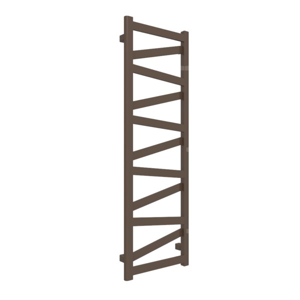 Grzejnik drabinkowy TERMA VIPERA, podłączenie PX, wym. 1230 x 400 mm, kolor szlachetny brąz, moc 382W