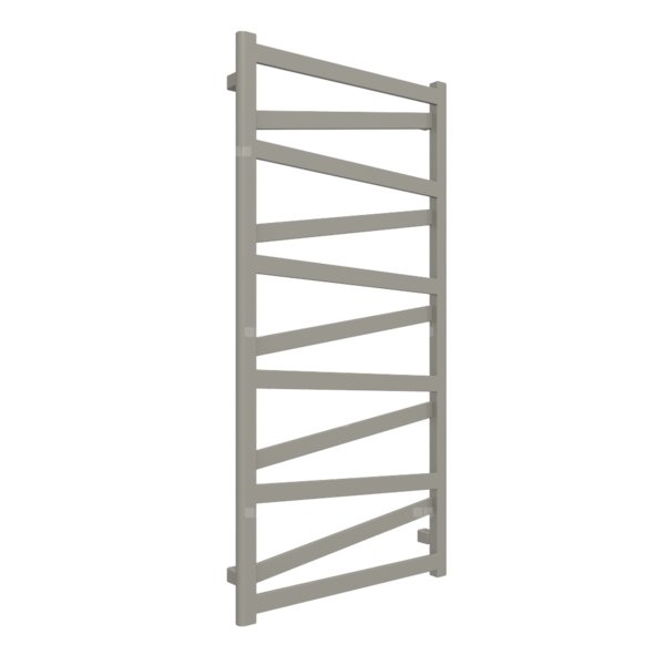 Grzejnik drabinkowy TERMA VIPERA, podłączenie SX, wym. 1230 x 600 mm, kolor metaliczny kamień, moc 519W