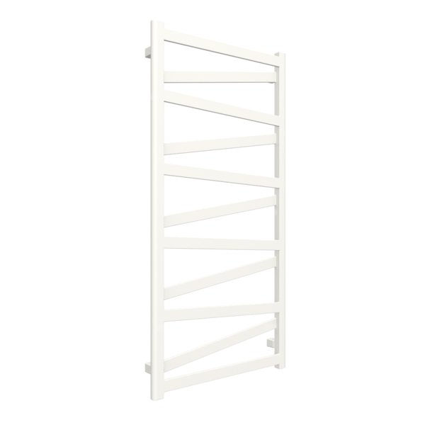 Grzejnik drabinkowy TERMA VIPERA, podłączenie ZX, wym. 1230 x 600 mm, kolor biały soft RAL9016, moc 519W