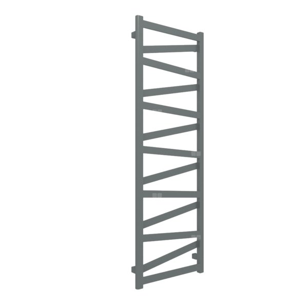 Grzejnik drabinkowy TERMA VIPERA, podłączenie ZX, wym. 1470 x 500 mm, kolor metaliczny szary, moc 540W