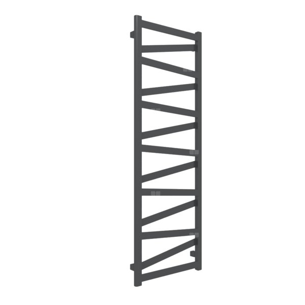 Grzejnik drabinkowy TERMA VIPERA, podłączenie SX, wym. 1470 x 500 mm, kolor metaliczna czerń, moc 540W