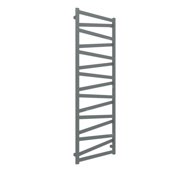 Grzejnik drabinkowy TERMA VIPERA, podłączenie SX, wym. 1710 x 600 mm, kolor metaliczny szary, moc 722W