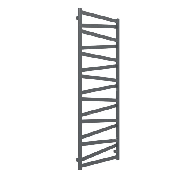 Grzejnik drabinkowy TERMA VIPERA, podłączenie ZX, wym. 1710 x 600 mm, kolor czarny anodowy, moc 722W