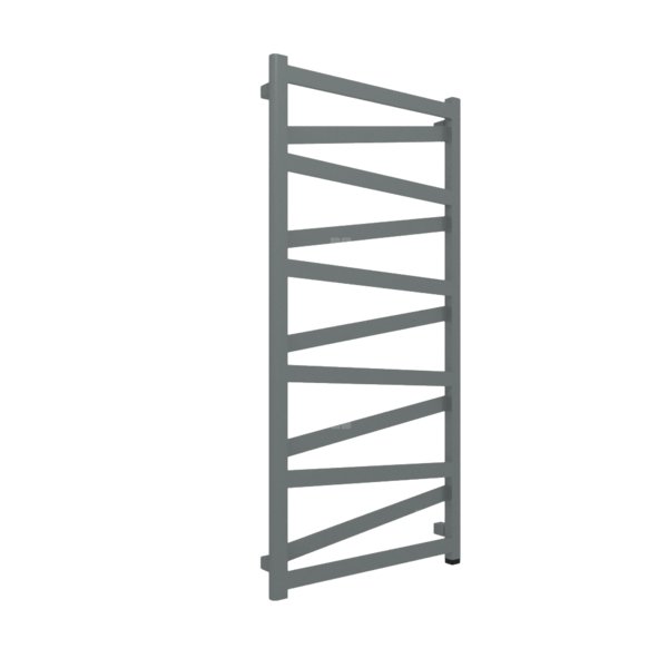 Grzejnik drabinkowy TERMA VIPERA ONE, podłączenie S8, wym. 1230 x 600 mm, kolor metaliczny szary, moc 519W