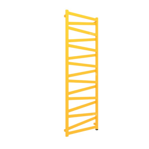 Grzejnik drabinkowy TERMA VIPERA ONE, podłączenie S8, wym. 1710 x 600 mm, kolor piaskowo-szary soft RAL1023, moc 722W