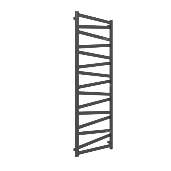 Grzejnik drabinkowy TERMA VIPERA ONE, podłączenie S8, wym. 1710 x 600 mm, kolor czarny sygnałowy RAL9004, moc 722W
