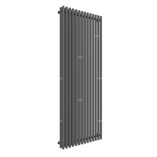 Grzejnik drabinkowy TERMA TUNE VWD, podłączenie AX, wym. 1800 x 690 mm, kolor szary drogowy b RAL7043, moc 2257W