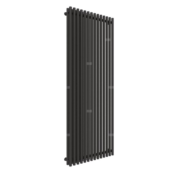 Grzejnik drabinkowy TERMA TUNE VWD, podłączenie ZX, wym. 1800 x 690 mm, kolor brązowy czarny RAL8022, moc 2257W