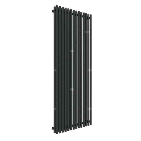 Grzejnik drabinkowy TERMA TUNE VWD, podłączenie PX, wym. 1800 x 690 mm, kolor czarny jak kruk soft RAL9005, moc 2257W