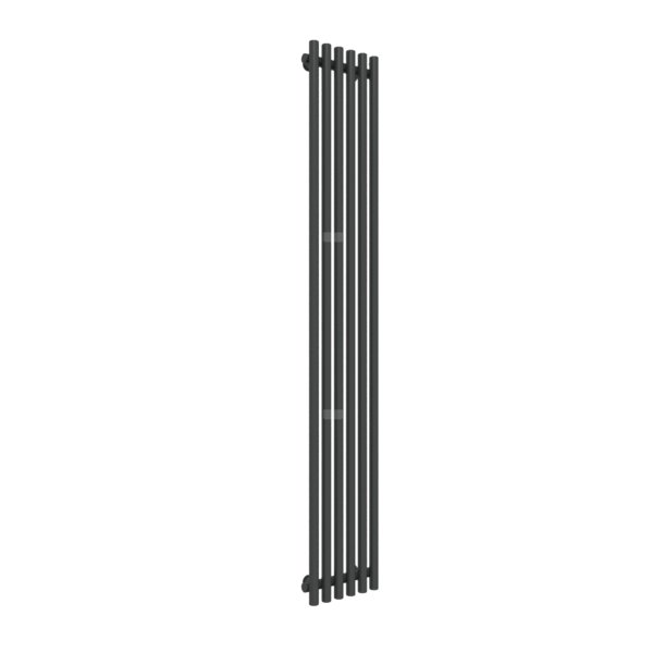 Grzejnik drabinkowy TERMA TUNE VWS, podłączenie ZX, wym. 1800 x 290 mm, kolor czarny RAL9011, moc 638W