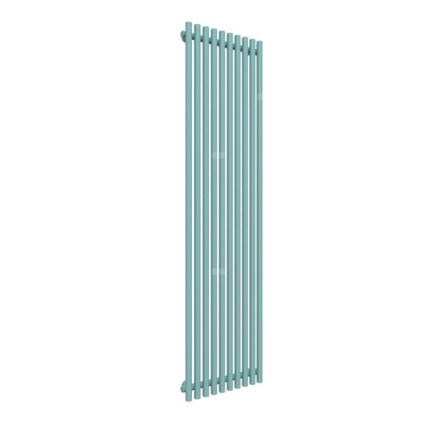 Grzejnik drabinkowy TERMA TUNE VWS, podłączenie SX, wym. 1800 x 490 mm, kolor turkusowy pastelowy RAL6034, moc 1064W