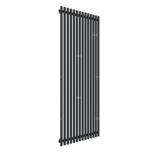 Grzejnik drabinkowy TERMA TUNE VWS, podłączenie YL, wym. 1800 x 690 mm, kolor czarny jak kruk mat RAL9005, moc 1490W