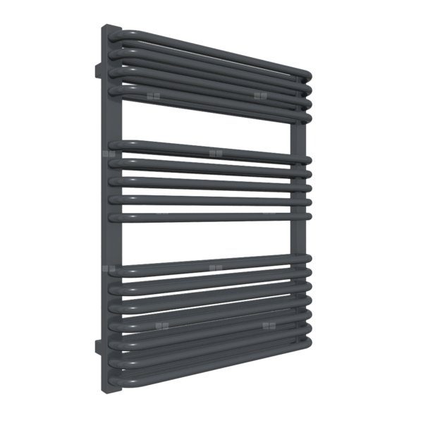 Grzejnik drabinkowy TERMA TYTUS, podłączenie Z8, wym. 820 x 640 mm, kolor szary antracytowy RAL7016, moc 755W