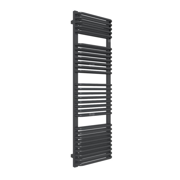 Grzejnik drabinkowy TERMA TYTUS, podłączenie Z8, wym. 1420 x 440 mm, kolor metaliczna czerń, moc 930W