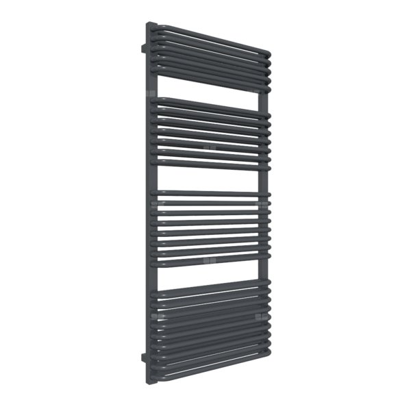 Grzejnik drabinkowy TERMA TYTUS, podłączenie SX, wym. 1420 x 640 mm, kolor szary antracytowy RAL7016, moc 1317W