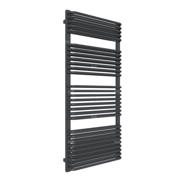 Grzejnik drabinkowy TERMA TYTUS, podłączenie Z8, wym. 1420 x 640 mm, kolor szary czarny RAL7021, moc 1317W