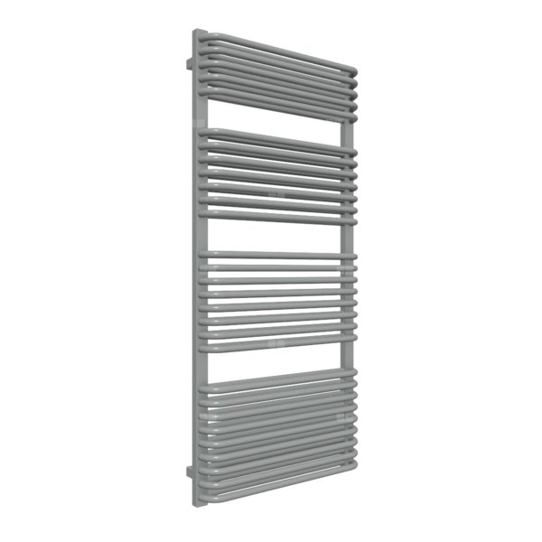 Grzejnik drabinkowy TERMA TYTUS, podłączenie SX, wym. 1420 x 640 mm, kolor szary drogowy a RAL7042, moc 1317W