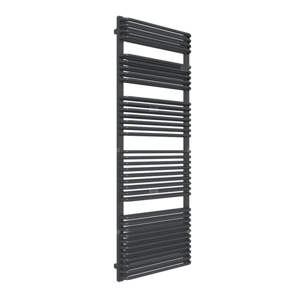 Grzejnik drabinkowy TERMA TYTUS, podłączenie SX, wym. 1780 x 640 mm, kolor metaliczna czerń, moc 1652W