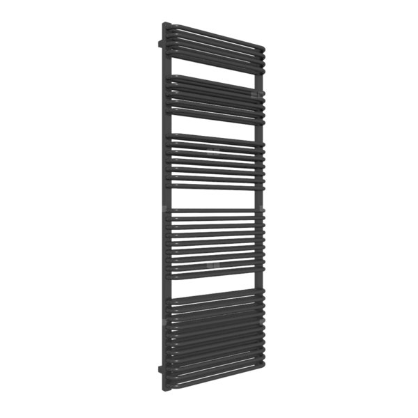 Grzejnik drabinkowy TERMA TYTUS, podłączenie SX, wym. 1780 x 640 mm, kolor czarny RAL9017, moc 1652W