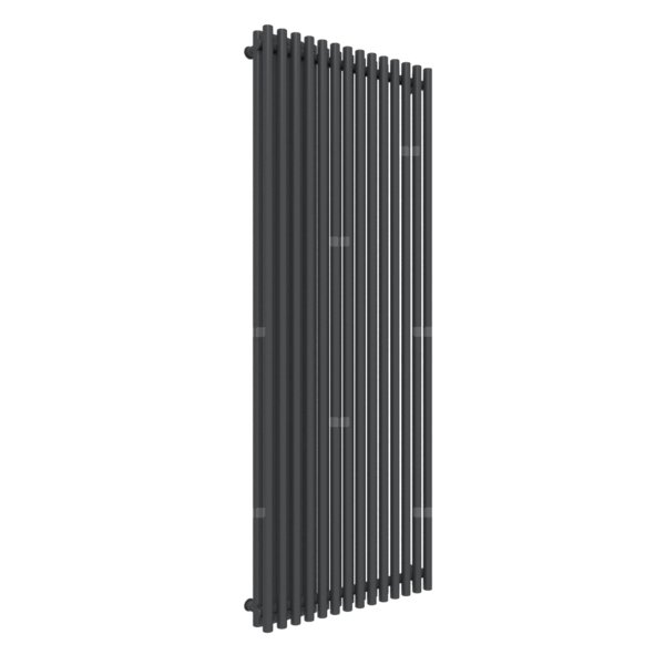 Grzejnik drabinkowy TERMA TUNE VWD, podłączenie ZX, wym. 1800 x 690 mm, kolor szary czarny RAL7021, moc 2257W