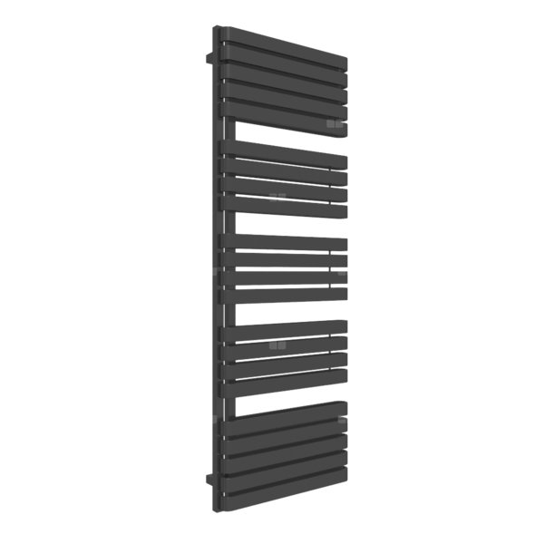 Grzejnik drabinkowy TERMA WARP S, podłączenie GD, wym. 1695 x 600 mm, kolor czarny RAL9017, moc 1310W