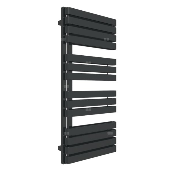 Grzejnik drabinkowy TERMA WARP S, podłączenie GD, wym. 1110 x 500 mm, kolor nowy czarny krokodyl
