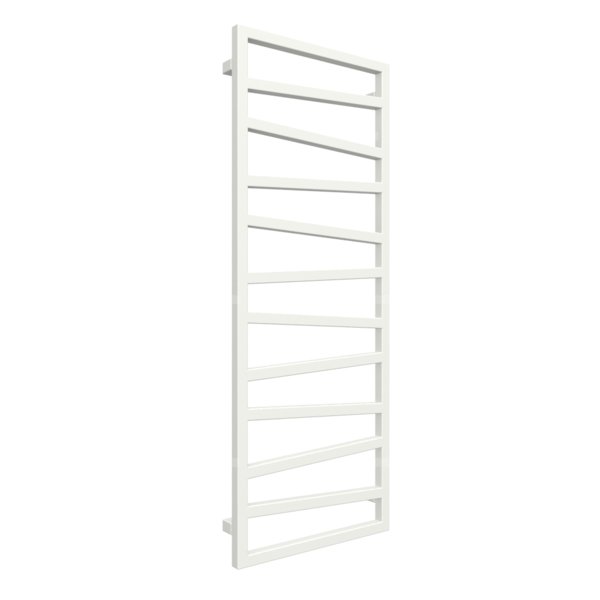 Grzejnik drabinkowy TERMA ZIGZAG, podłączenie ZX, wym. 1310 x 500 mm, kolor białe złoto, moc 490W