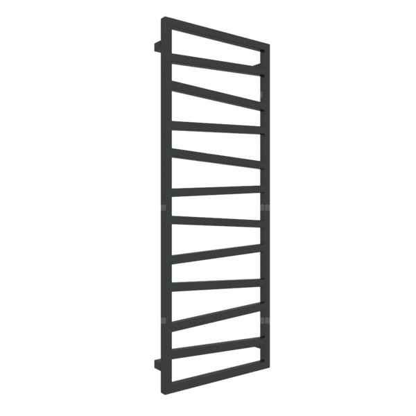 Grzejnik drabinkowy TERMA ZIGZAG, podłączenie ZX, wym. 1310 x 500 mm, kolor nowy czarny krokodyl, moc 490W