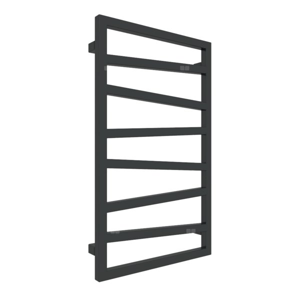Grzejnik drabinkowy TERMA ZIGZAG, podłączenie LP, wym. 835 x 500 mm, kolor nowy czarny krokodyl, moc 300W