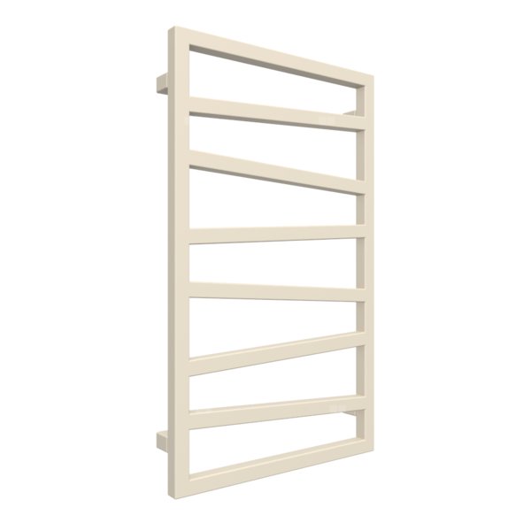 Grzejnik drabinkowy TERMA ZIGZAG, podłączenie SX, wym. 835 x 500 mm, kolor biały ostrygowy RAL1013, moc 300W