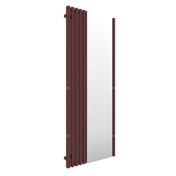 Grzejnik drabinkowy TERMA TRIGA M, podłączenie Y8, wym. 1700 x 680 mm, kolor czerwony winny RAL3005, moc 646W