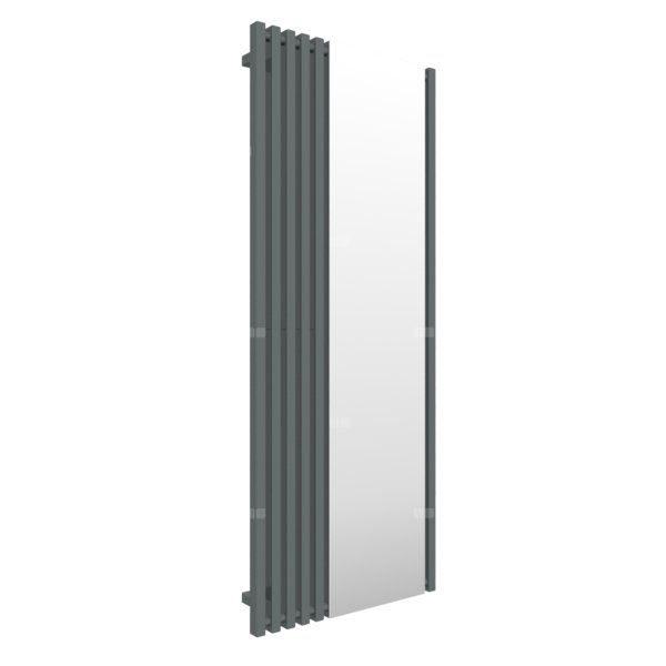 Grzejnik drabinkowy TERMA TRIGA M, podłączenie YL, wym. 1700 x 680 mm, kolor metaliczny szary, moc 646W