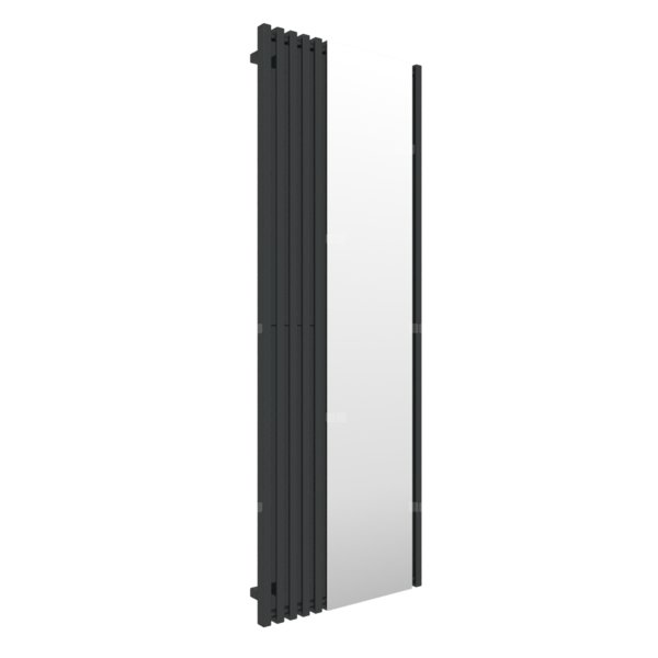 Grzejnik drabinkowy TERMA TRIGA M, podłączenie YL, wym. 1900 x 680 mm, kolor czarny jak kruk mat RAL9005, moc 721W