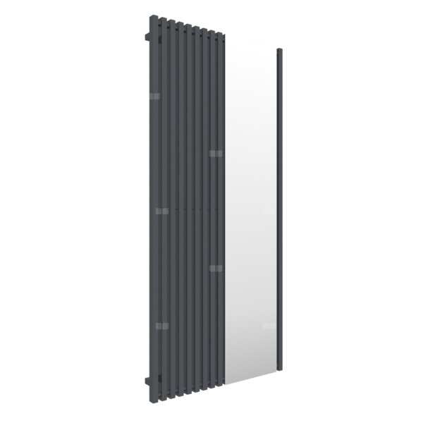 Grzejnik drabinkowy TERMA TRIGA M, podłączenie YL, wym. 1900 x 880 mm, kolor szary antracytowy RAL7016, moc 1202W