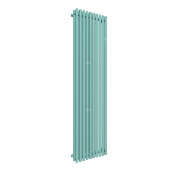 Grzejnik drabinkowy TERMA TUNE VWD, podłączenie ZX, wym. 1800 x 490 mm, kolor zielony jasny RAL6027, moc 1612W
