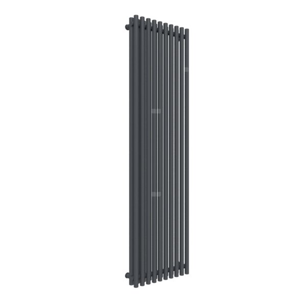 Grzejnik drabinkowy TERMA TUNE VWD, podłączenie O8, wym. 1800 x 490 mm, kolor szary antracytowy RAL7016, moc 1612W