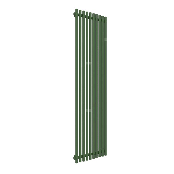 Grzejnik drabinkowy TERMA TUNE VWS, podłączenie SX, wym. 1800 x 490 mm, kolor zielony liściasty RAL6002, moc 1064W