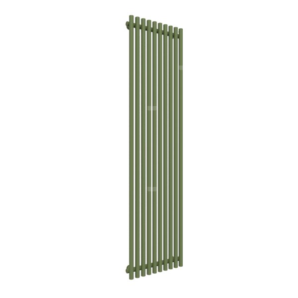 Grzejnik drabinkowy TERMA TUNE VWS, podłączenie SX, wym. 1800 x 490 mm, kolor zieleń paproci RAL6025, moc 1064W