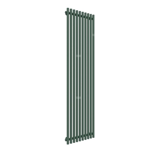 Grzejnik drabinkowy TERMA TUNE VWS, podłączenie SX, wym. 1800 x 490 mm, kolor zielony sosnowy RAL6028, moc 1064W