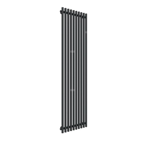 Grzejnik drabinkowy TERMA TUNE VWS, podłączenie Y1, wym. 1800 x 490 mm, kolor czarny jak kruk mat RAL9005, moc 1064W