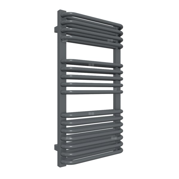 Grzejnik drabinkowy TERMA TYTUS, podłączenie SX, wym. 820 x 440 mm, kolor szary łupek RAL7015, moc 533W