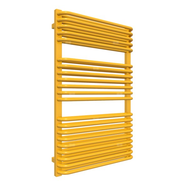 Grzejnik drabinkowy TERMA TYTUS, podłączenie Z8, wym. 1020 x 640 mm, kolor żółty sygnałowy RAL1023, moc 943W