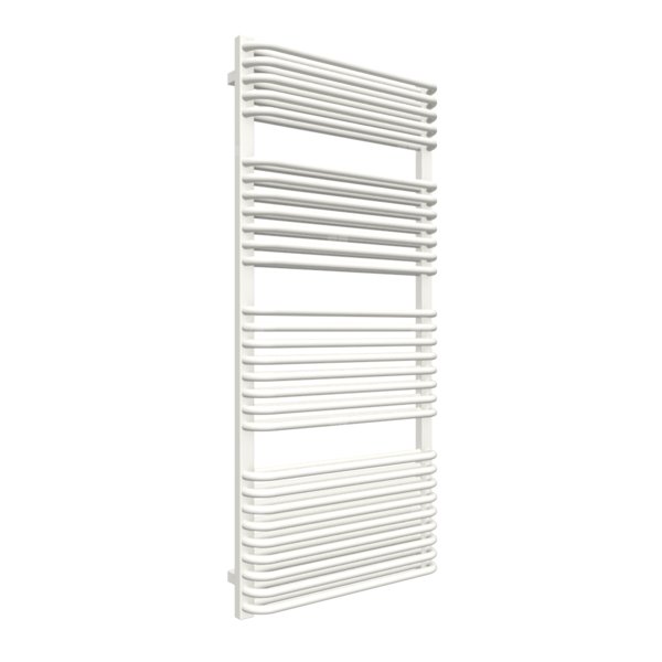 Grzejnik drabinkowy TERMA TYTUS, podłączenie LX, wym. 1420 x 640 mm, kolor biały drogowy RAL9016, moc 1317W
