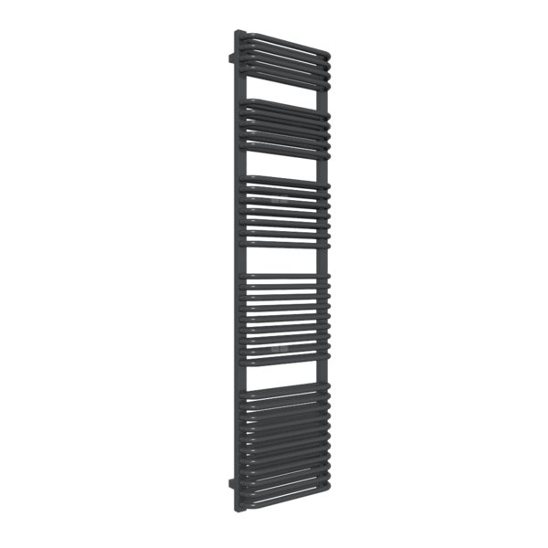 Grzejnik drabinkowy TERMA TYTUS, podłączenie Z1, wym. 1780 x 440 mm, kolor metaliczna czerń, moc 1167W