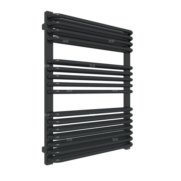 Grzejnik drabinkowy TERMA TYTUS ONE, podłączenie S1, wym. 820 x 640 mm, kolor czarny jak kruk soft RAL9005, moc 755W