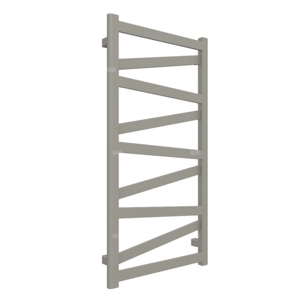 Grzejnik drabinkowy TERMA VIPERA, podłączenie SX, wym. 990 x 500 mm, kolor metaliczny kamień, moc 368W